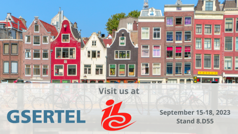 Come to visit us at IBC in Amsterdam!