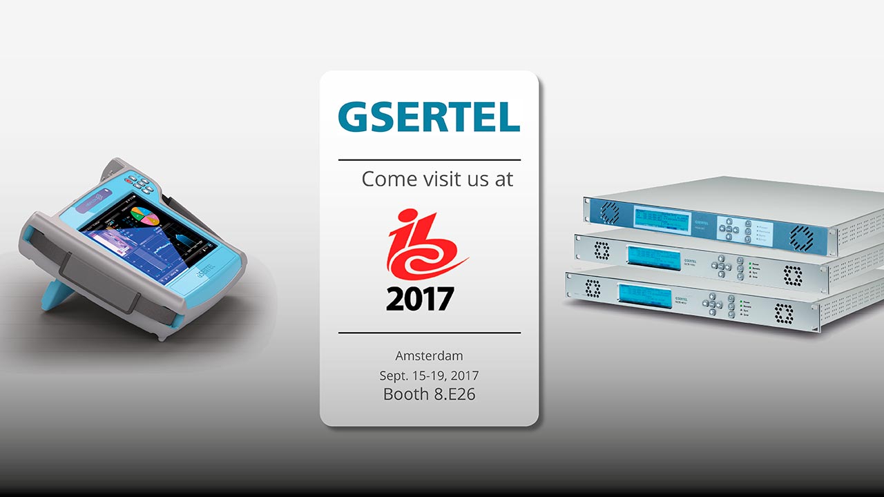 Come to visit us and explore the new concepts in measurement equipment at IBC 2017