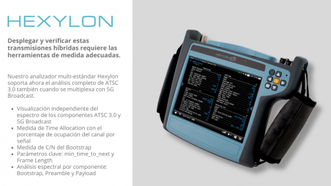 5G Broadcast sobre ATSC 3.0: no es el futuro &mdash; es el presente.
