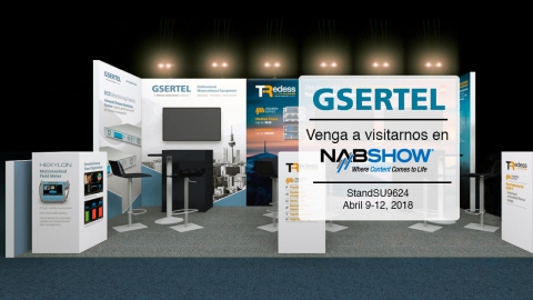 Gsertel estará en la próxima feria NAB show 2018