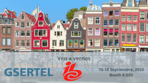 ¡Venga a visitarnos a la IBC en Ámsterdam!