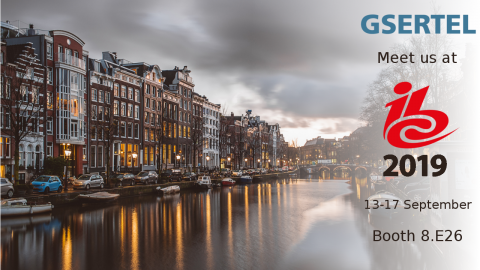 Meet us at IBC 2019 in Amsterdam