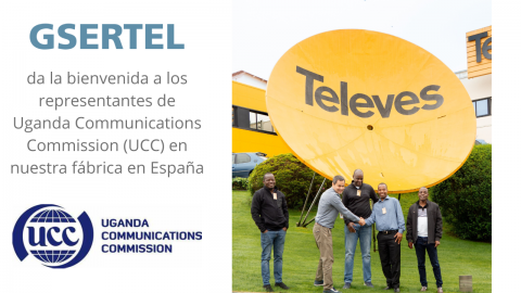 Visita de los ingenieros de Uganda Communications Commission a nuestras instalaciones